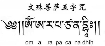 文殊菩薩五字心咒語發音註解