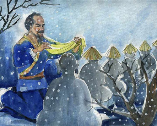 佛教最感人的故事：戴斗笠的地藏菩薩