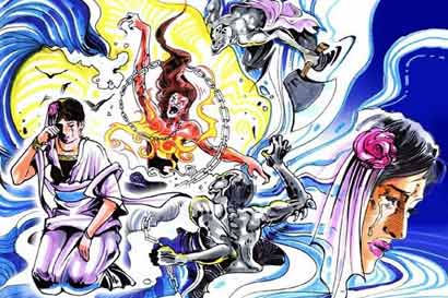 生前貪吃魚鱉死後受苦孝女宏願救度亡母成佛