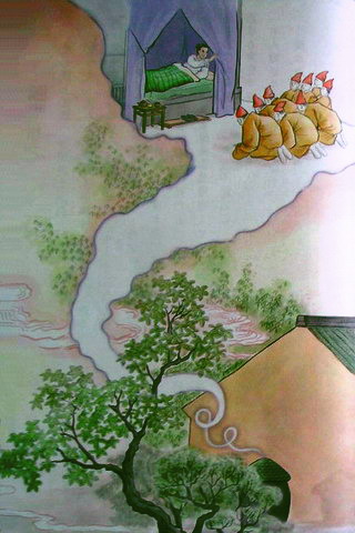 黃鱔現黃衣人乞命