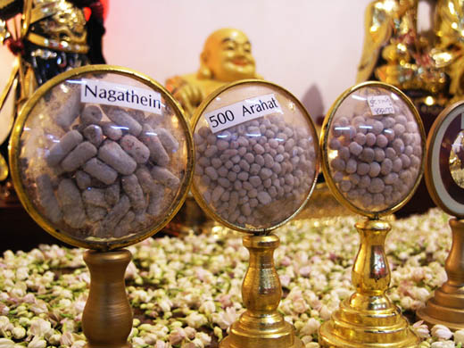 佛陀和阿羅漢的舍利