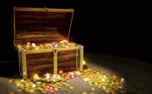 阿育王的小王妃須闍哆，持戒穿素服得寶珠