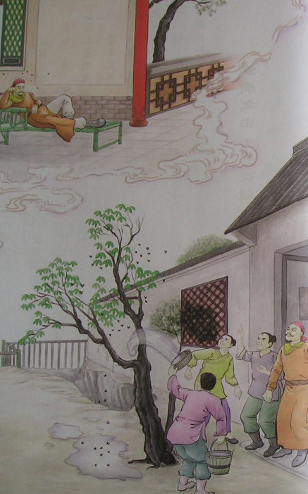 蓮池大師戒殺放生文圖說：殘暴速死