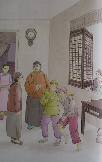 蓮池大師戒殺放生文圖說：火余癰發