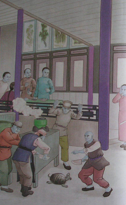 蓮池大師戒殺放生文圖說：黿來索命