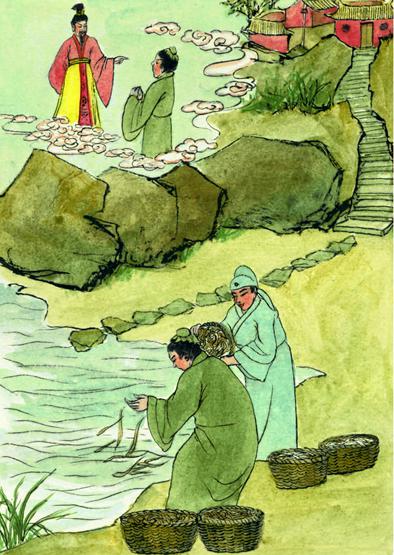 買魚放生後，夢見神對他說：你這次提前一科考中了