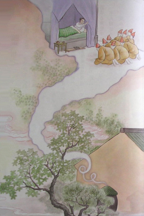 蓮池大師戒殺放生文圖說：鱔魚乞命