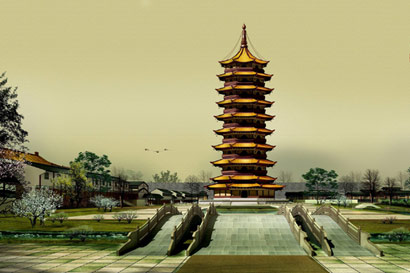 童子以土布施佛陀來世建塔修成正果