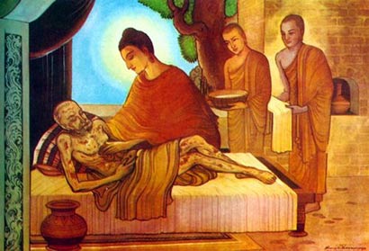 佛經故事：佛待病人猶如親子