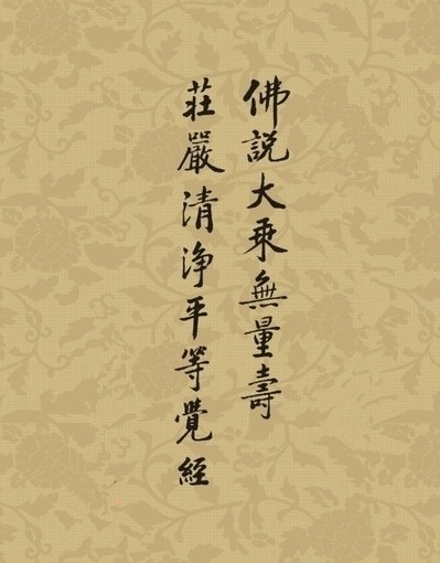 《凈土三經》之無量壽經