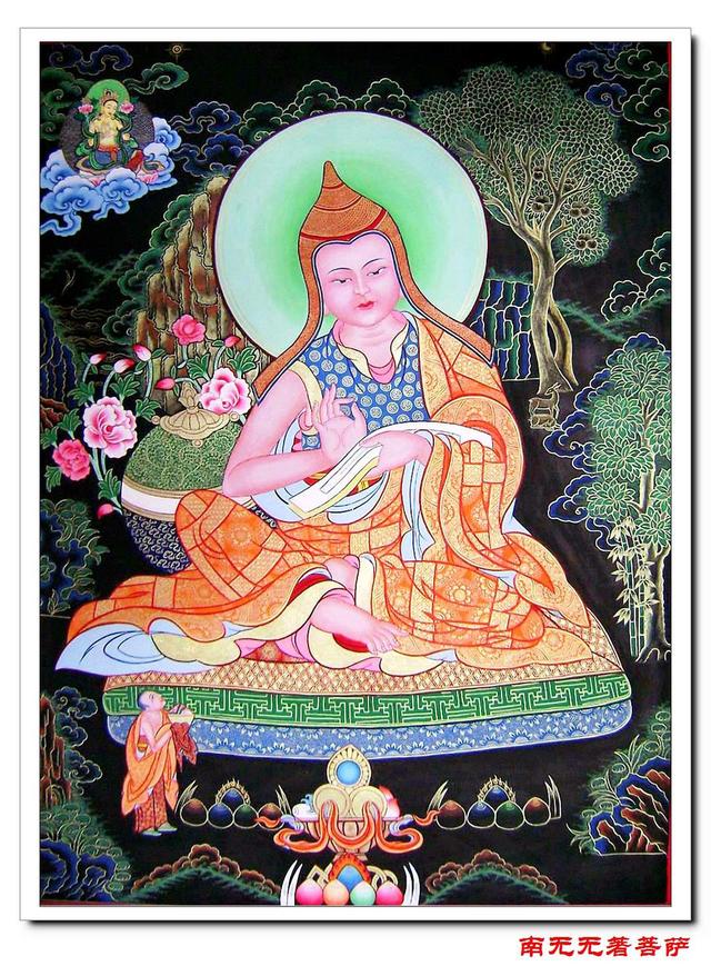 無著大師消業見彌勒