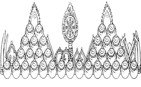 古印度標識皇室的轉輪王七近寶