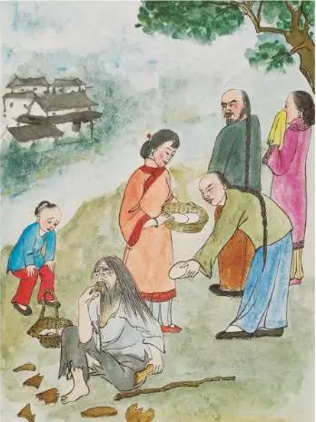 殘殺物命，只為貪吃，神智忽瘋癲，傷身而死