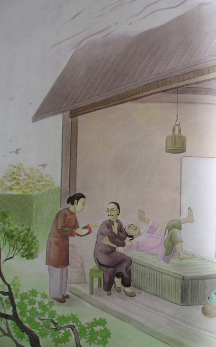 蓮池大師戒殺放生文圖說：悍毒斷舌