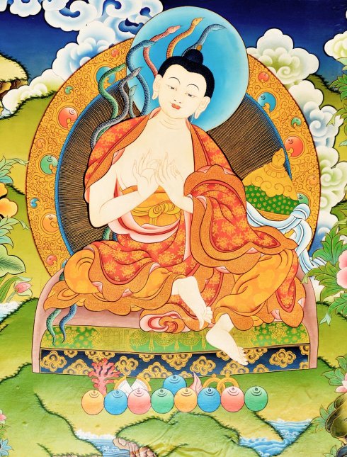 龍宮取經的龍樹菩薩