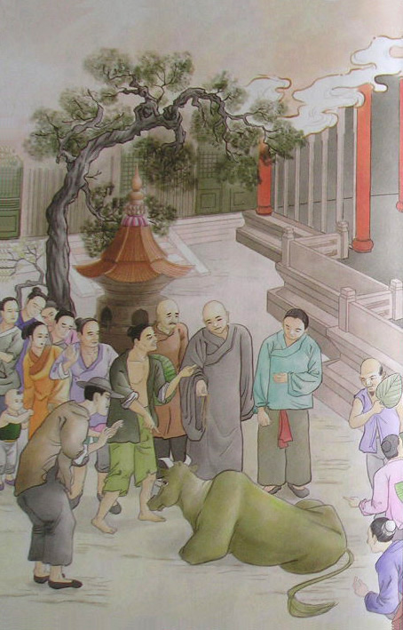 蓮池大師戒殺放生文圖說：信師去牲禱神