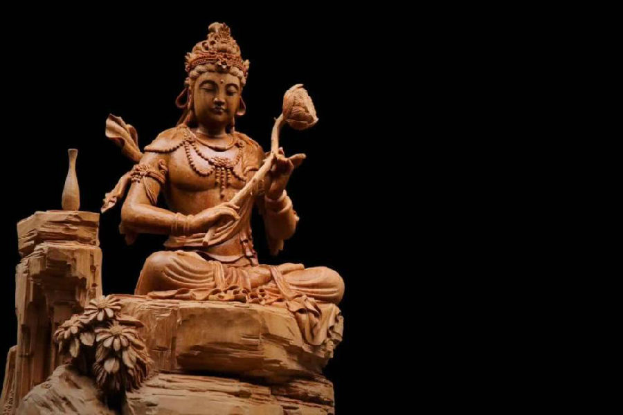 文殊菩薩點化印度高僧取回珍貴佛經