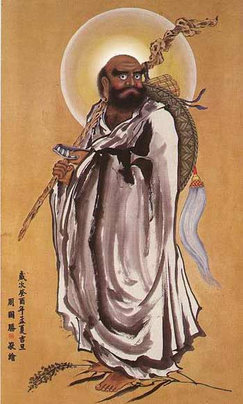 只履西歸：菩提達摩手攜只履翩翩獨逝