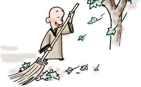 心地不常掃不凈,心鏡不常擦不明