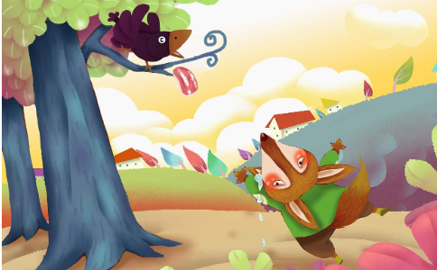 烏鴉和狐狸的故事及其道理