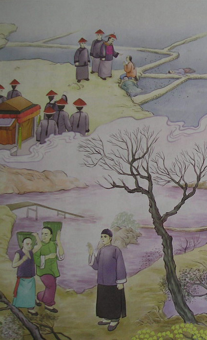 蓮池大師戒殺放生文圖說：假吃三官素